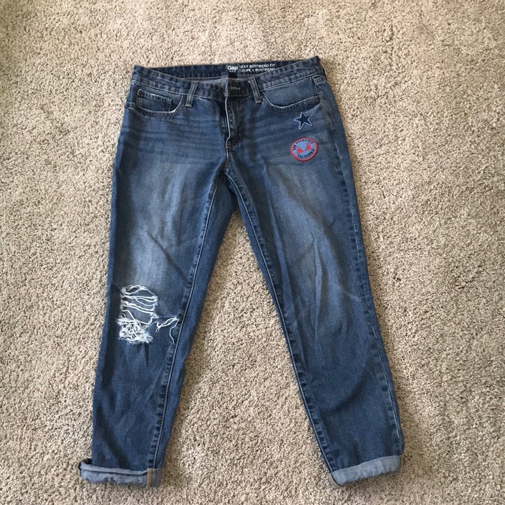 ripped mom jeans
